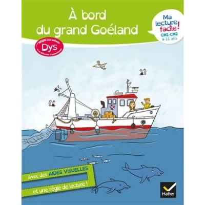 Image de Ma lecture facile DYS CM1 CM2 : A bord du grand goéland