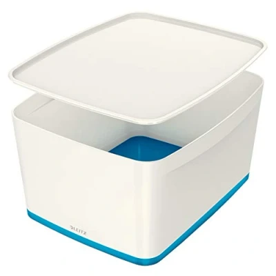 Afbeelding van Leitz MyBox® Groot met deksel, opbergdoos blauw/wit