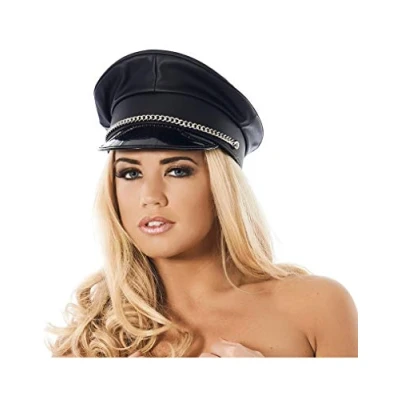 Afbeelding van Kinky Politie Pet zwart maat M/L