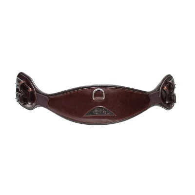 Image de Equiline Sangle de Dressage Anatomique avec Élastique Marron 55cm