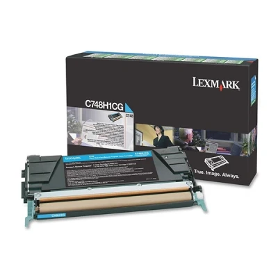 Image de Lexmark C748H3CG Cartridge 10000paginas Cyaan toners lasercartridge
