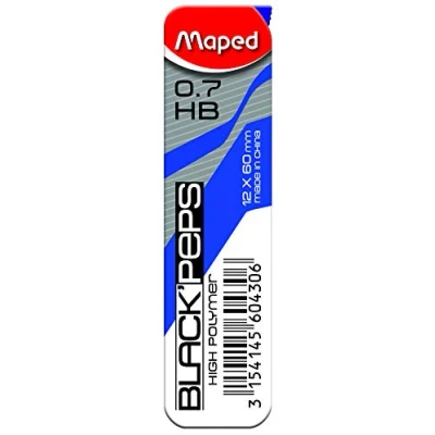 Afbeelding van Maped BLACK&#039;PEPS Vulpotlood, 0,7 mm, 12 stuks