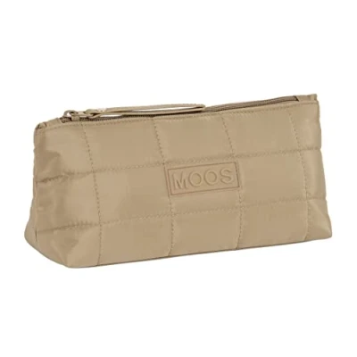 Afbeelding van Toilettas voor op School Moos Camel Gestoffeerd Kameel 23 x 12 8 cm