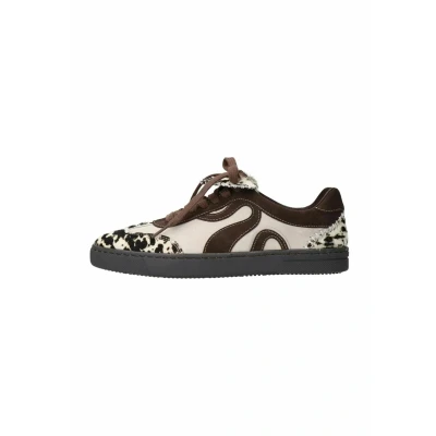 Afbeelding van sacha Sportieve veterschoenen, Dames, Maat: 41, Brown Veloursleer