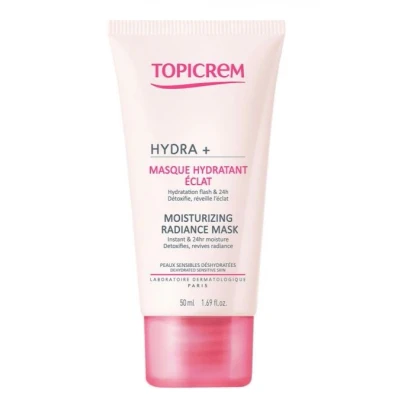 Afbeelding van Topicrem Face Care Hydra+ Moisturizing Radiance Mask Masker 50 ml