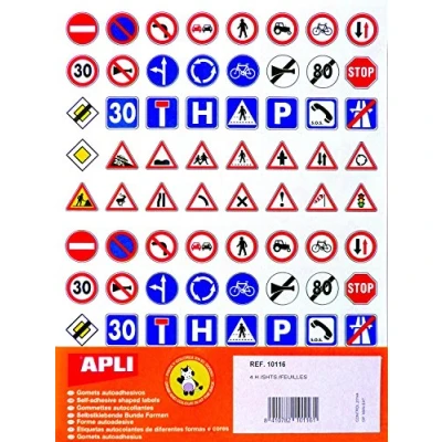 Afbeelding van Leer het verkeer aan de hand van deze stickers