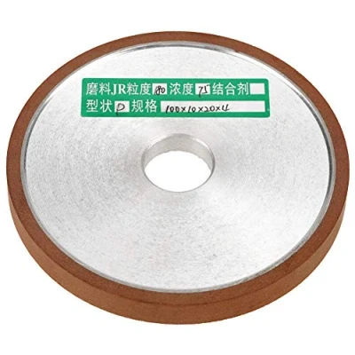 Afbeelding van Diamantslijpschijf, harsschijf, slijpschijf voor cuttermes, polijstwiel, 100 x 20 10 4 mm, korrel 180