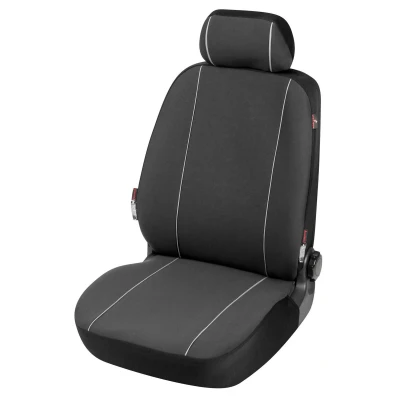 Afbeelding van WALSER Modulo 13555 Stoelhoes Zwart/Wit Polyester Voor VOLKSWAGEN: Polo V Hatchback, Caddy 3, IV OPEL: Astra G Saloon, Zafira B