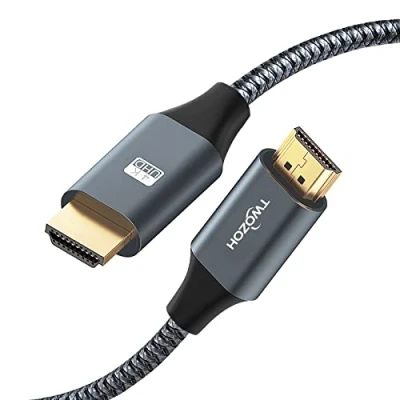 Afbeelding van 4K HDMI kabel 10M/30FT, Twozoh High Speed Ultra HD Nylon Gevlochten 2.0 Compatibel met PS5, PS3, PS4, PC, Projector, HDTV, Xbox