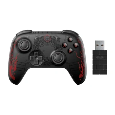 Afbeelding van 8Bitdo Ultimate 2C Wireless Controller for Windows PC and Android, with Hall Effect Joysticks Triggers, 1000Hz Polling Rate, Remappable L4/R4 Bumpers Black Myth: Wukong