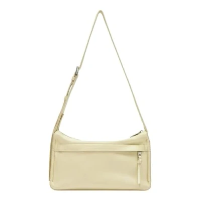 Afbeelding van LIEBESKIND BERLIN Leren Schoudertas Sky Sheep Natural Hobo Bag Lemonade Lichtgeel