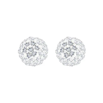Afbeelding van Elli Elegant Balls Oorbellen, Dames, Maat: One Size, White