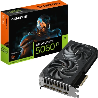Afbeelding van GIGABYTE GeForce RTX 5060 Ti WINDFORCE 16G NVIDIA 16 GB GDDR7