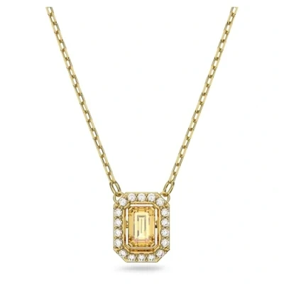 Afbeelding van Swarovski dames Ketting met hanger en kristal in de kleur Goud