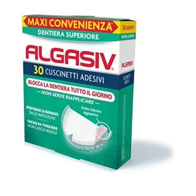 Afbeelding van Algasiv Zelfklevende pads voor boventanden, gaat de hele dag mee, houdt 20 keer sterker, 30 stuks