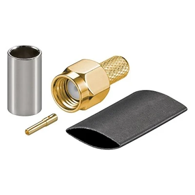 Afbeelding van Goobay 51697 RP SMA Zwart, Goud, Zilver kabel connector