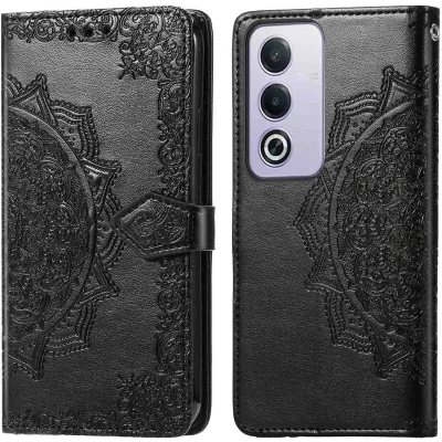 Afbeelding van imoshion Hoesje Geschikt voor Oppo A80 (5G) Met Pasjeshouder Luxe Bookcase Zwart