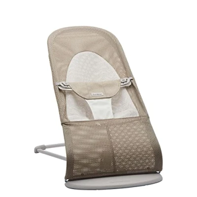 Afbeelding van BabyBjorn Wipstoel Balance Soft Mesh Beige/Wit