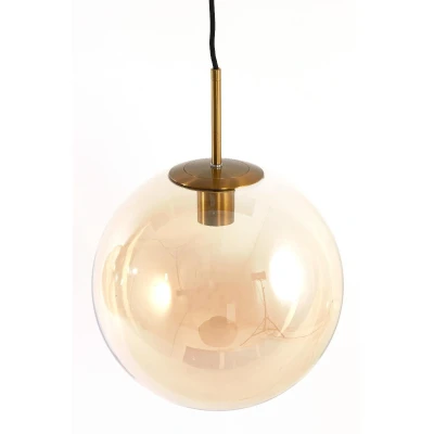 Afbeelding van Light&amp;living Hanglamp 3L 120x30x30 cm MEDINA glas smoke+goud