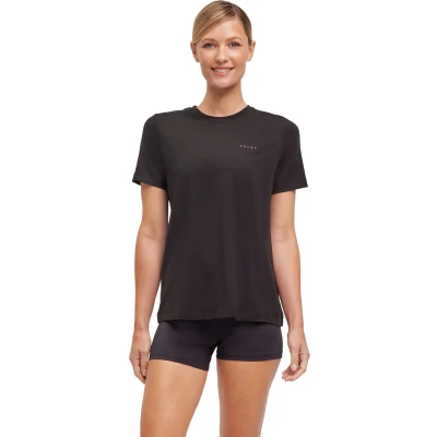 Afbeelding van Falke Tshirt print black, Dames, Maat: Small, Black