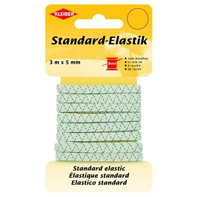 Afbeelding van Kleiber Standaard elastiek, 65% polyester, wit, 300 x 0,5 0,05 cm