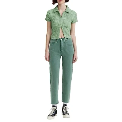 Image de Levi&#039;s Femme Jeans 501® Crop, Pin argenté brumeux, 26W / 28L