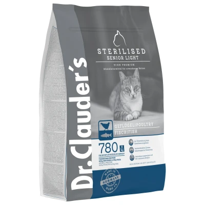 Afbeelding van Dr.Clauder&#039;s Cat High Premium Sterilized Senior Light Kattenvoer 4 kg