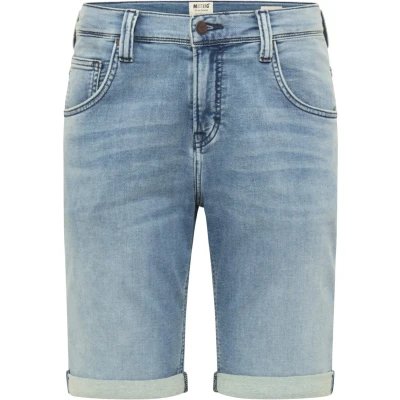 Afbeelding van Mustang Chicago Jeansshort, Heren, Maat: 32, Blau