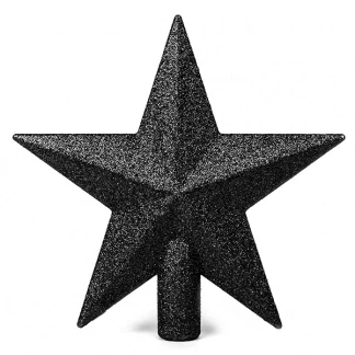 Afbeelding van Piek kerstboom (Ster, Zwart)