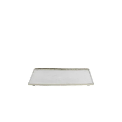 Afbeelding van Light &amp; Living Schaal MAES 39.5x1.5cm Zilver