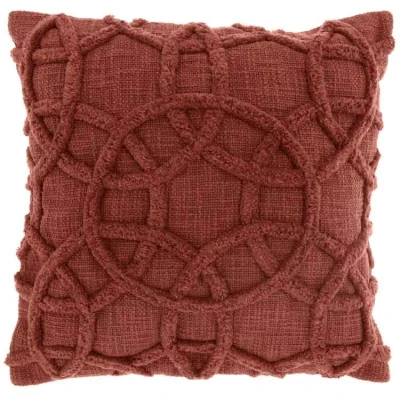 Afbeelding van Unique Living Sierkussen Everon Marsala 45x45cm