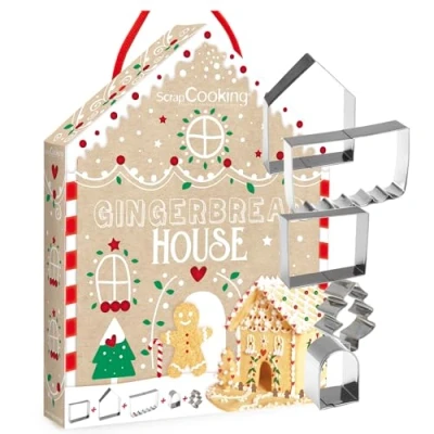 Afbeelding van Scrapcooking Koekjesuitsteker Gingerbread House Set/5