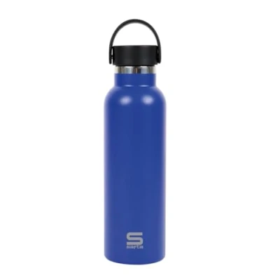 Afbeelding van Thermosfles Safta Blauw Siliconen Roestvrij staal