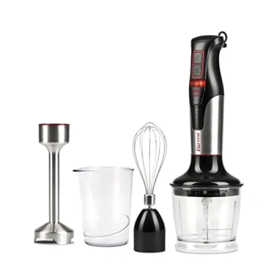 Afbeelding van Girmi MX39 duikmixer met set, 800 W, 4 messen, schacht 19 cm