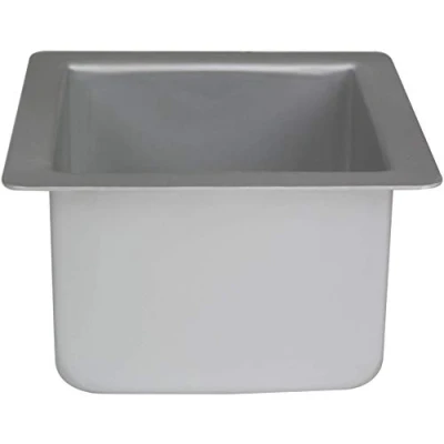 Afbeelding van PME Vierkante taartvorm van geanodiseerd aluminium, 152 x mm 102 diep