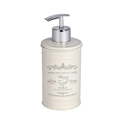 Afbeelding van Zeepdispenser Wenko Home 8.5x16.5x7cm Staal Creme