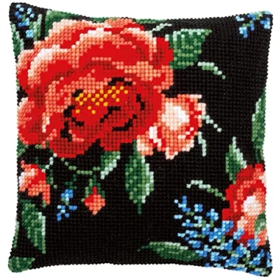 Afbeelding van Stilleven met bloemen versie 1 Kruissteekkussen pakket