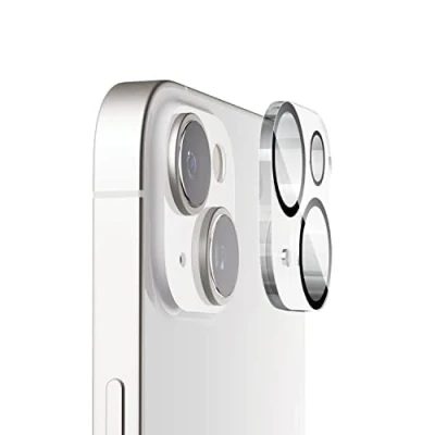 Afbeelding van elago Gehard glas + achtercamerabescherming, compatibel met iPhone 14/14 Plus, 9H hardheid, anti vingerafdruk, onbreekbaar, krasbestendig, kristalheldere helderheid, zonder luchtbellen