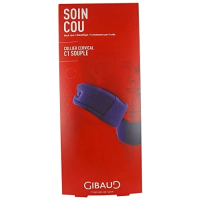 Afbeelding van Gibaud Cervicale halsband C1, zacht, marineblauw, maat 2