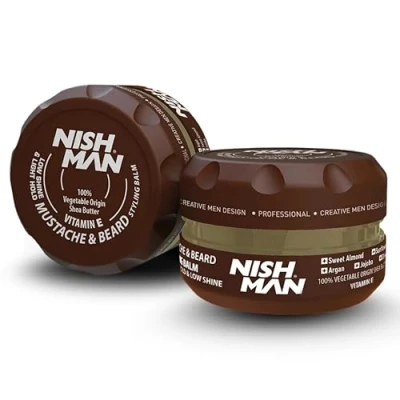 Afbeelding van Nishman Mustache and Beard Styling Wax 100 ml