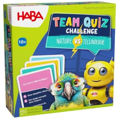 Afbeelding van Haba Team Quiz Challenge Nature vs Technologie FRANSTALIG