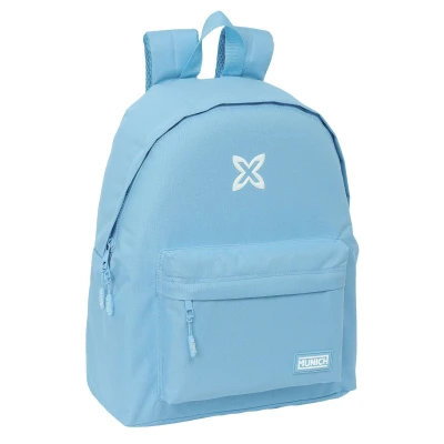 Afbeelding van Schoolrugzak Munich Basics Blauw 33 x 42 15 cm
