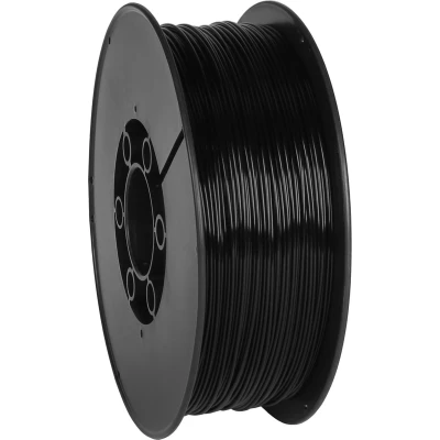 Afbeelding van Zwart PLA filament 1,75 mm (draad) voor 3D printers MADE IN EU