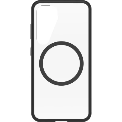 Afbeelding van Samsung React Magnet (Samsung Galaxy S25), Smartphonehoes, Zwart, Transparant
