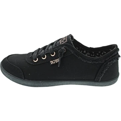 Afbeelding van Skechers Bobs B Cute Sneakers voor dames, Zwarte canvas trim, 39.5 EU