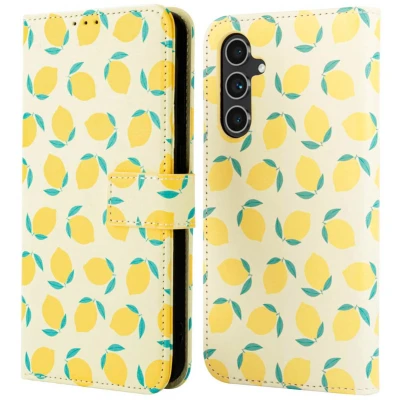 Afbeelding van imoshion Hoesje Geschikt voor Samsung Galaxy A54 (5G) Design Bookcase smartphone Citrus Dream