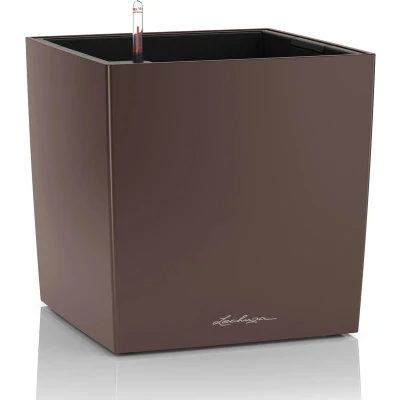 Afbeelding van Lechuza Cube premium 30 Espresso metallic