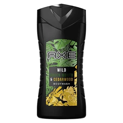Afbeelding van Axe Wild douchegel heren, voor een frisse douche ervaring met Green Mojito &amp; cederhout 12h geur (1x 250 ml)