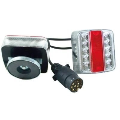 Afbeelding van Berger &amp; Schröter Verlichtingsset 13 polig Knipperlicht, Remlicht, Kentekenverlichting, Achterlicht Rechts, Links 12 V Transparant Helder glas, Incl.