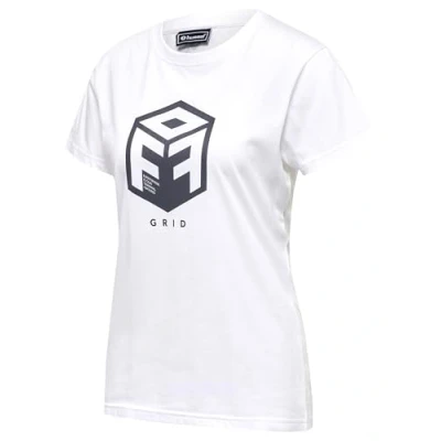 Afbeelding van Hummel Offgrid Cotton Shirt Dames sportshirts wit/grijs Vrouwen